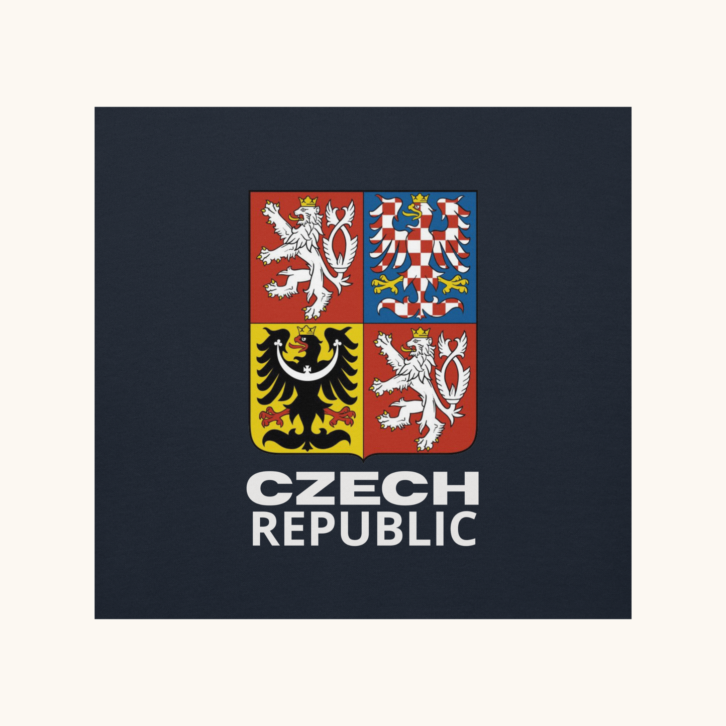 Czech Republic Coat of Arms Hoodie – Unisex