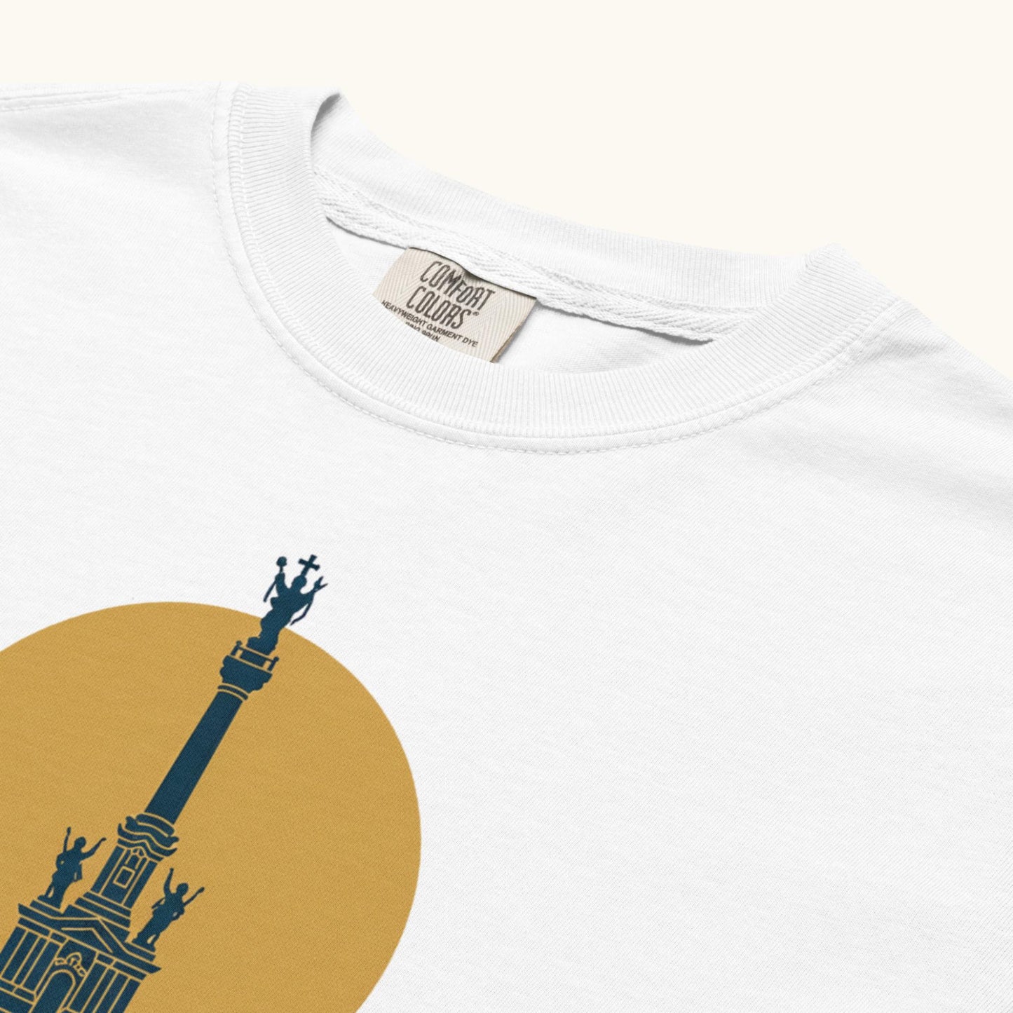 Olomouc Czech Republic t-shirt with Holy Trinity Column vintage design