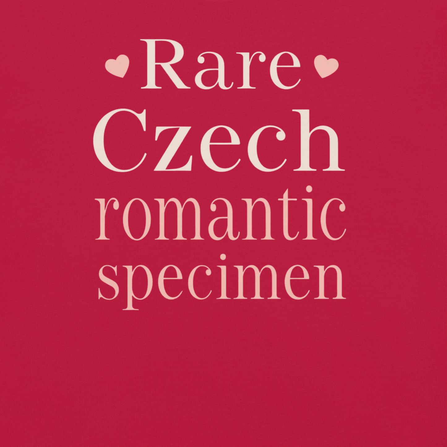 Rare Czech Romantic Specimen T-Shirt – Czech Love Statement Shirt