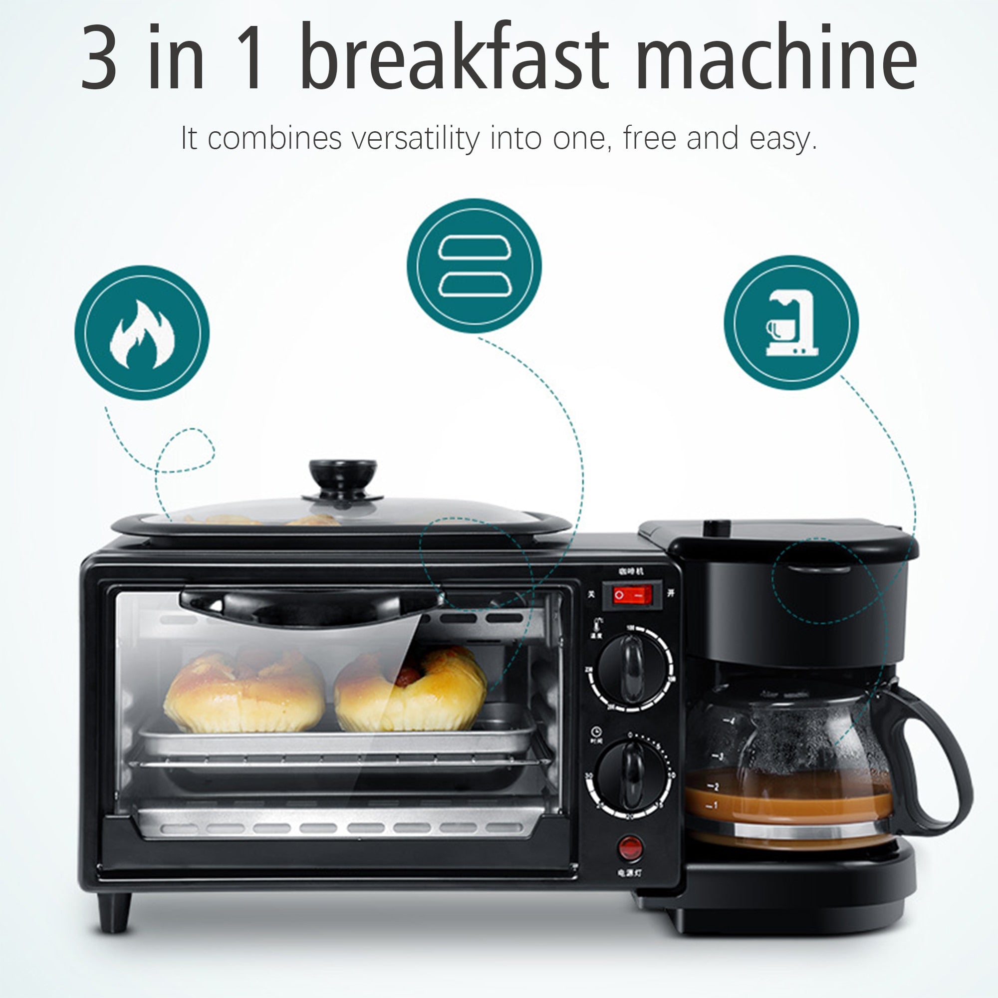 3 In 1 Breakfast Making Oven – Czech Cookbook