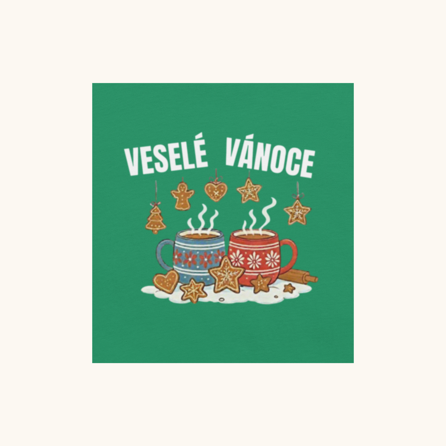 Veselé Vánoce Festive Mugs – Unisex T-Shirt