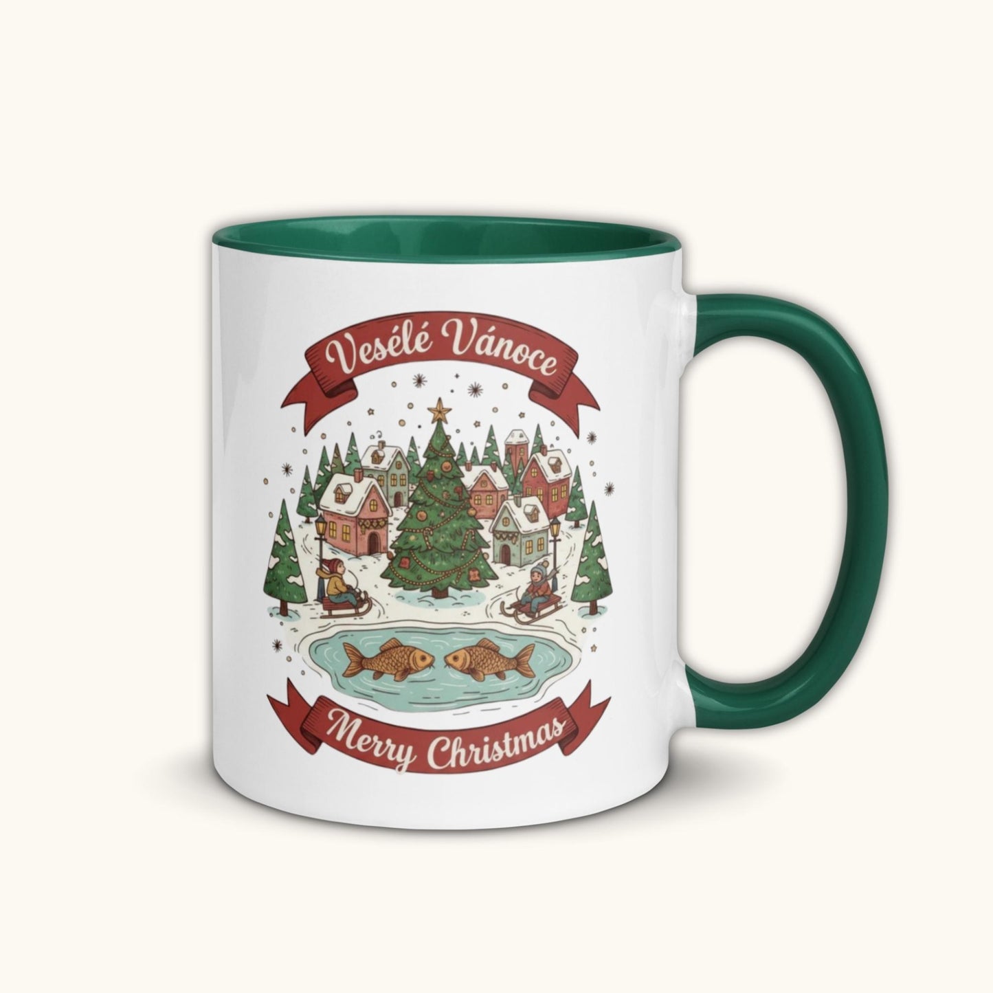 Veselé Vánoce Merry Christmas – Festive Holiday Mug