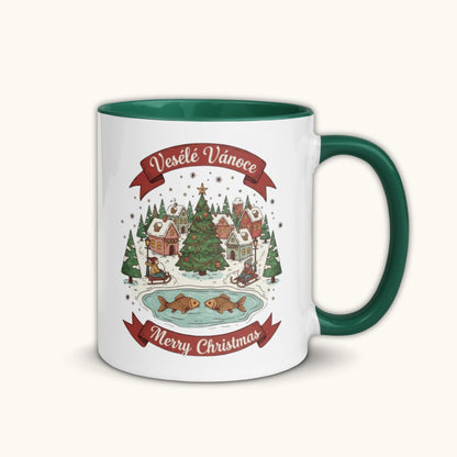 Veselé Vánoce Merry Christmas – Festive Holiday Mug
