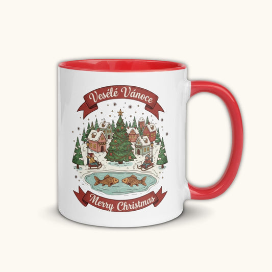 Veselé Vánoce Merry Christmas – Festive Holiday Mug