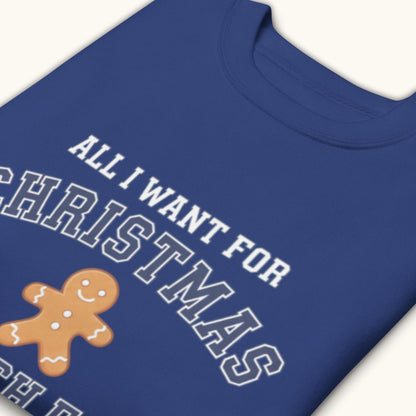 All I Want For Christmas Is Czech Food – Unisex Sweatshirt