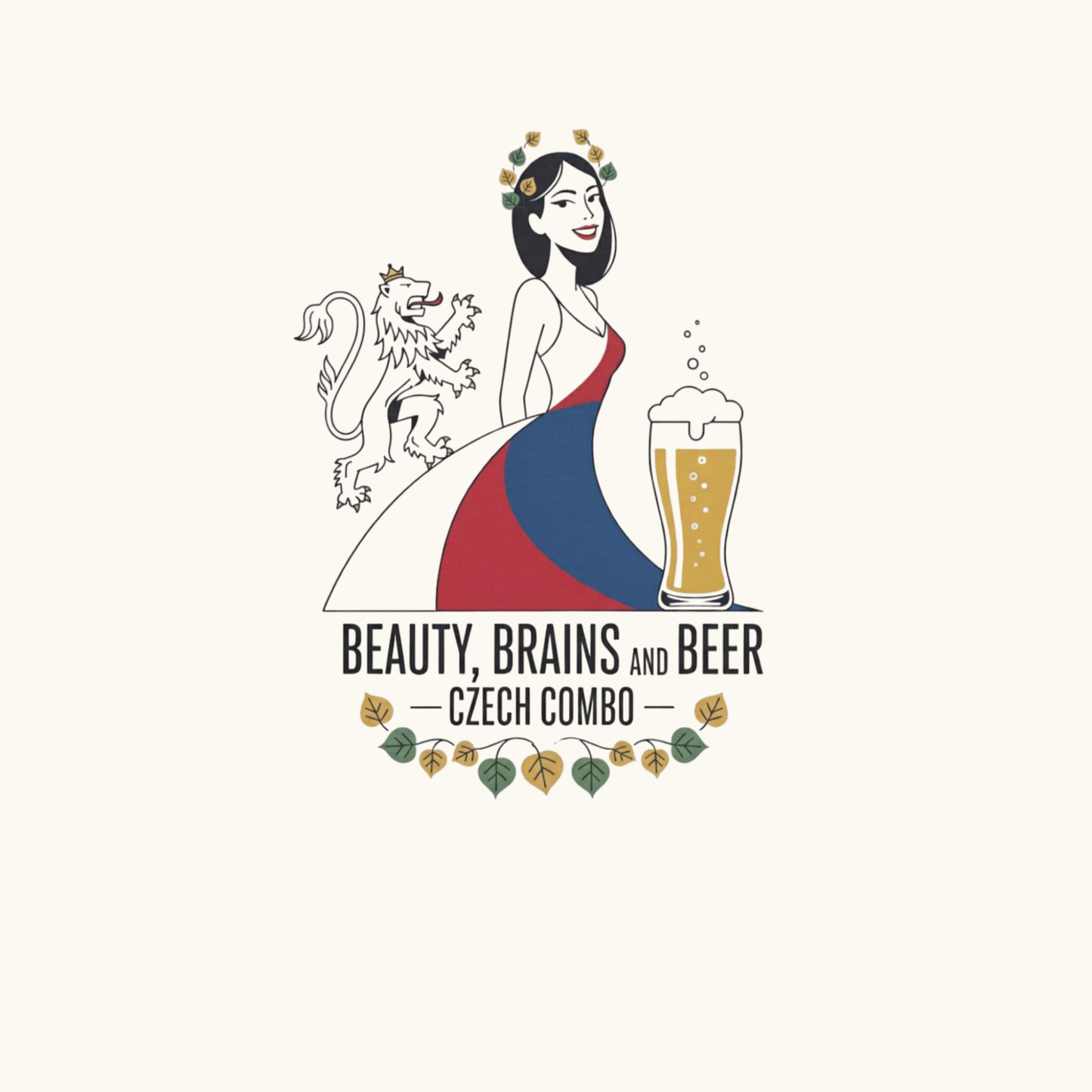Beauty Brains and Beer – Women’s T-Shirt