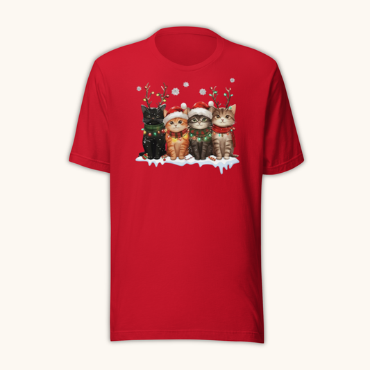 Christmas Cats Celebration – Women’s T-Shirt