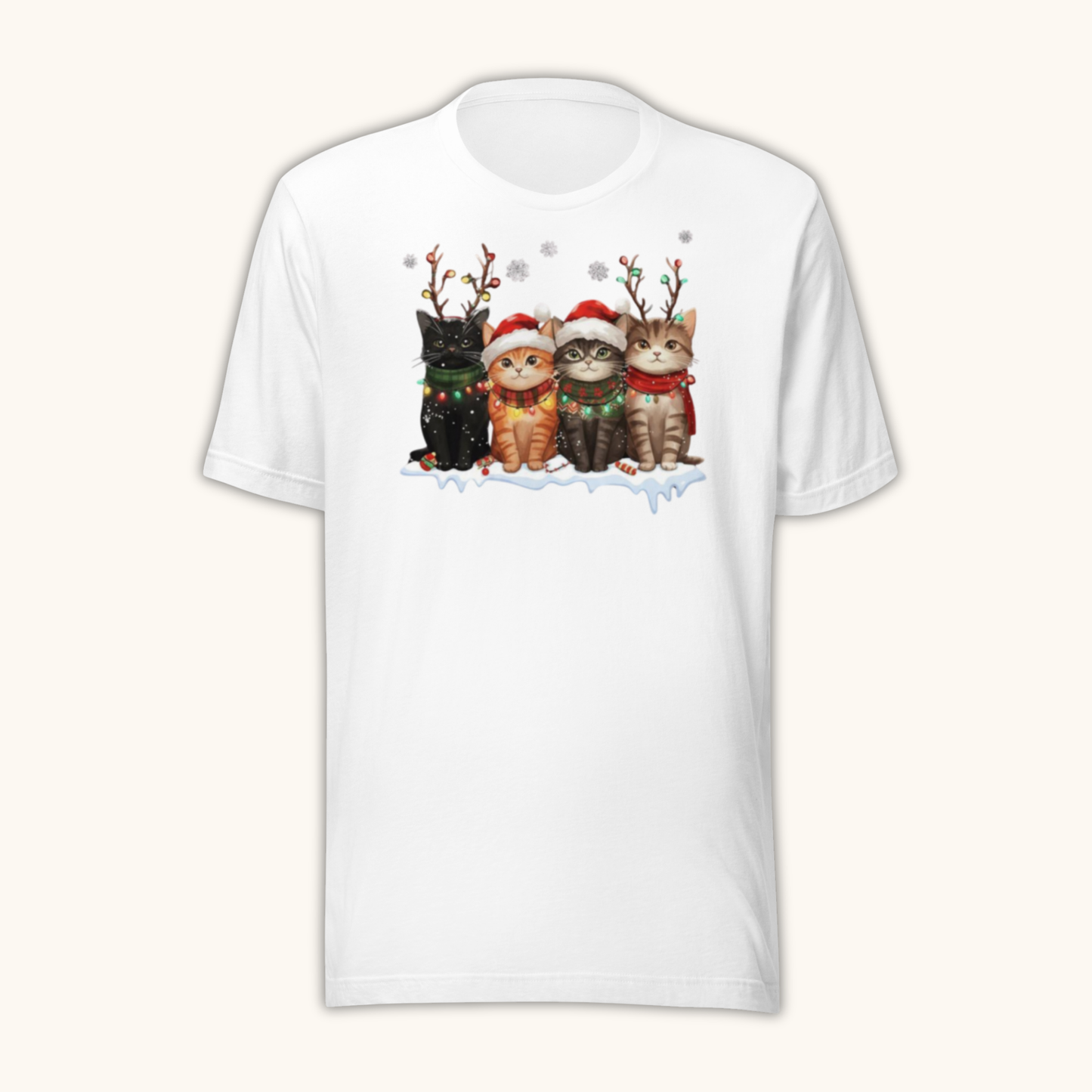 Christmas Cats Celebration – Women’s T-Shirt