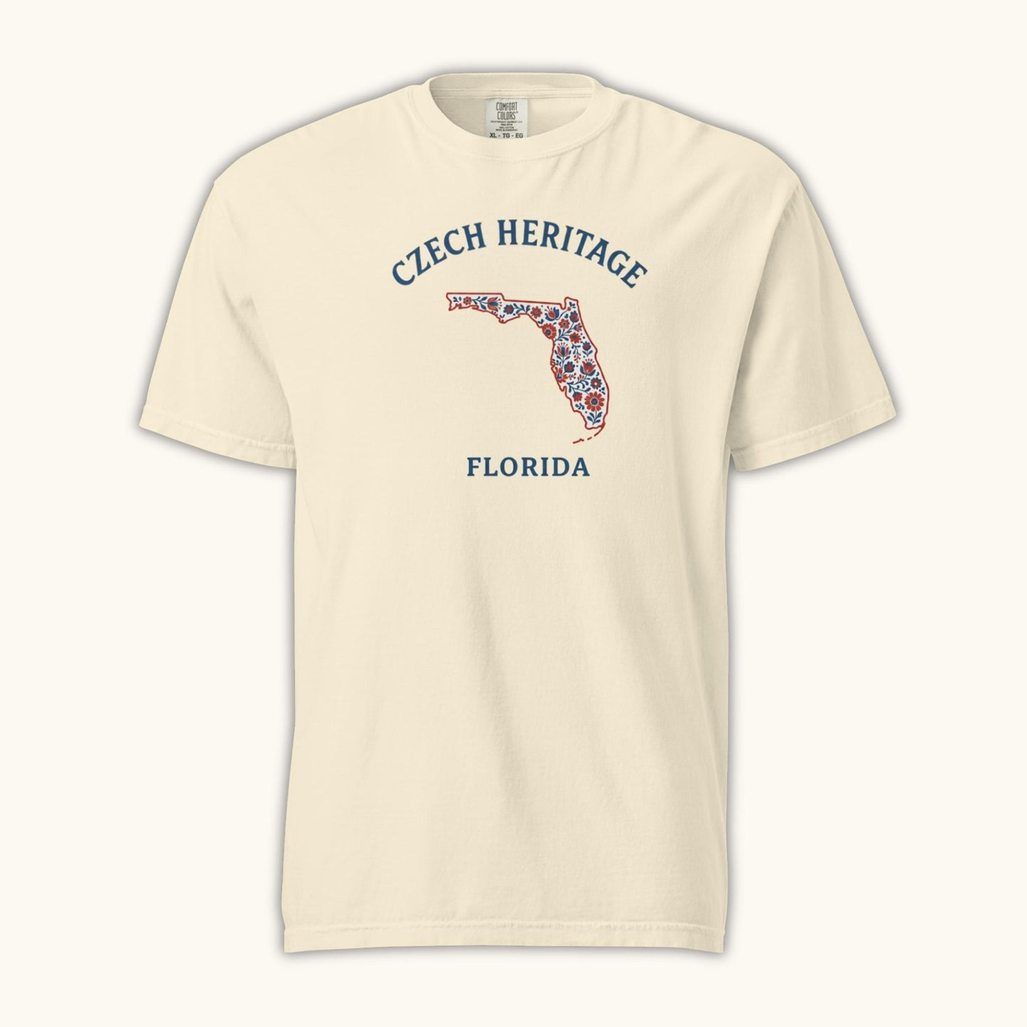Czech Heritage Florida T-Shirt – Czech American Folk Art Shirt