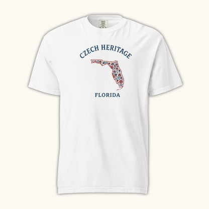 Czech Heritage Florida T-Shirt – Czech American Folk Art Shirt