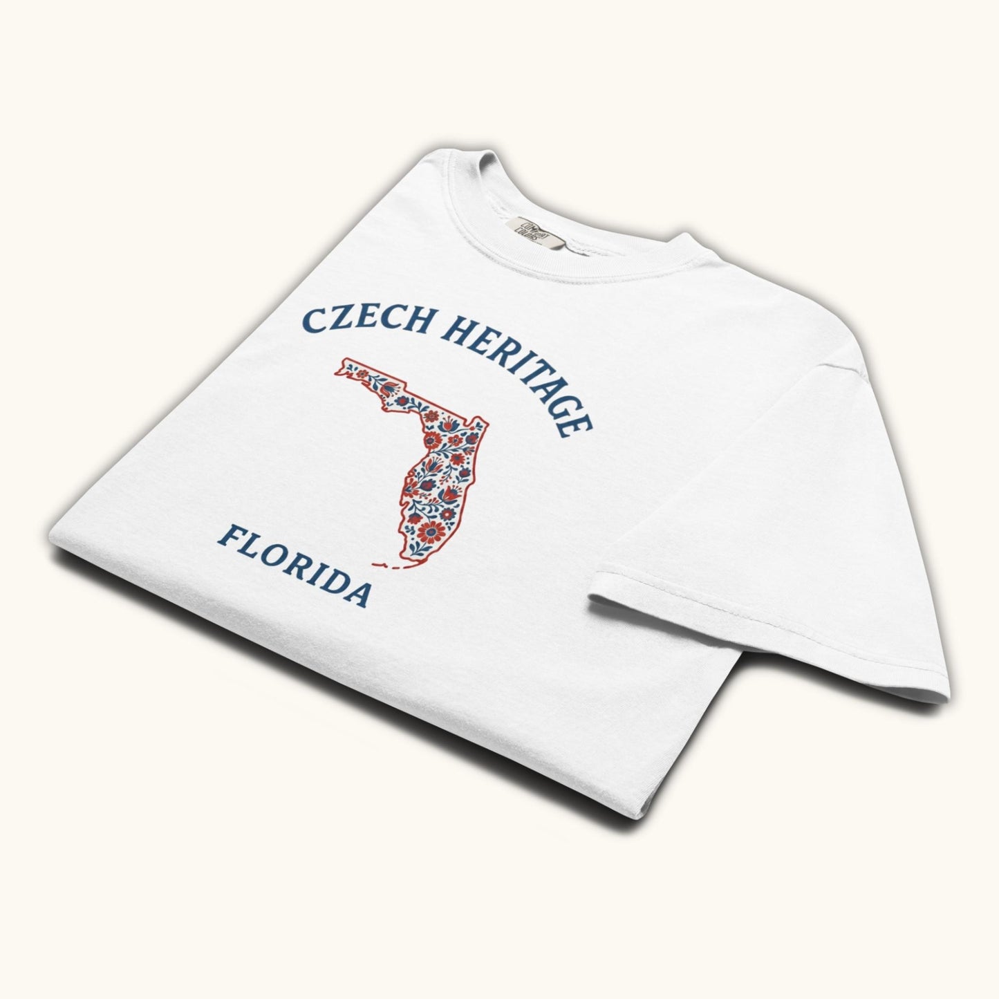 Czech Heritage Florida T-Shirt – Czech American Folk Art Shirt