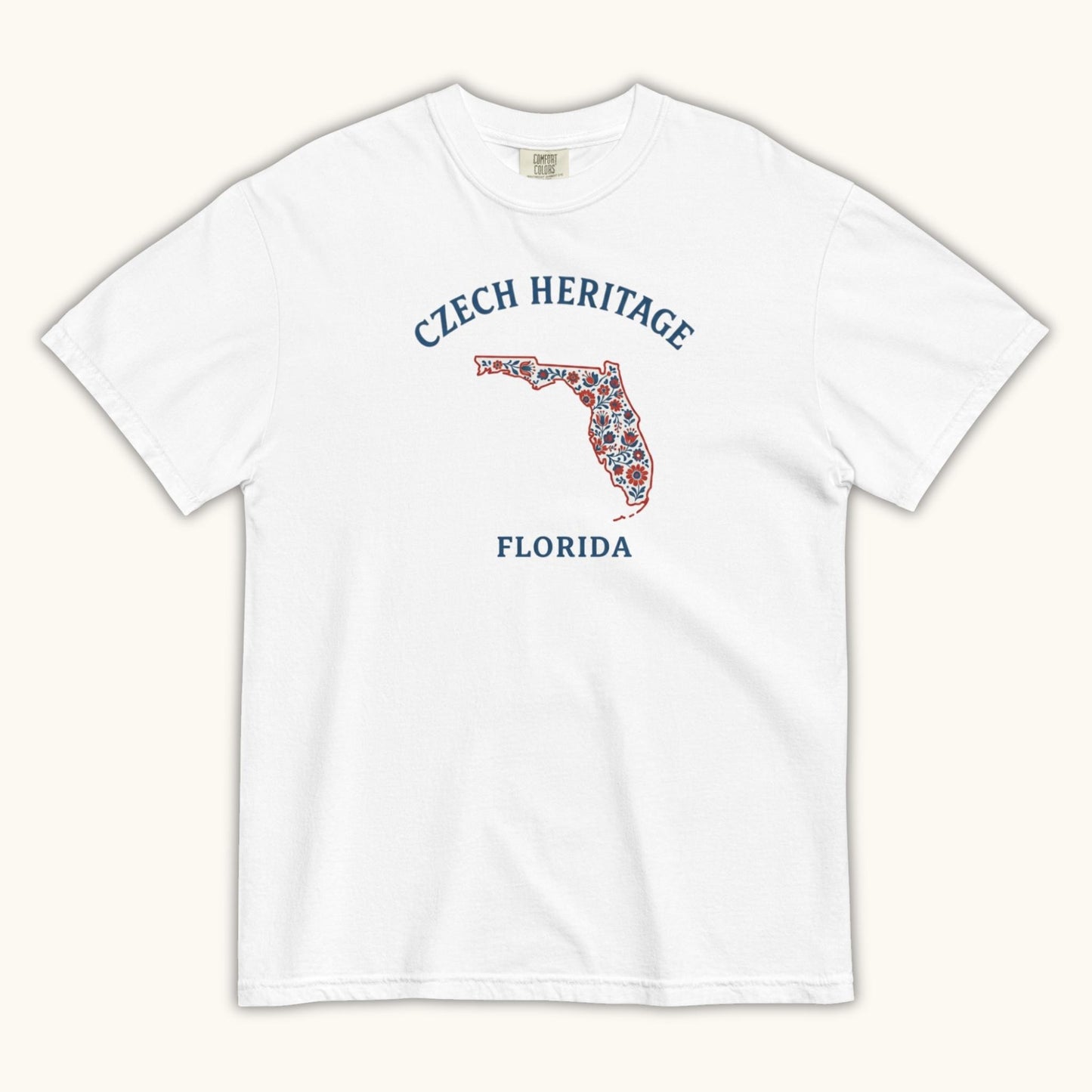 Czech Heritage Florida T-Shirt – Czech American Folk Art Shirt