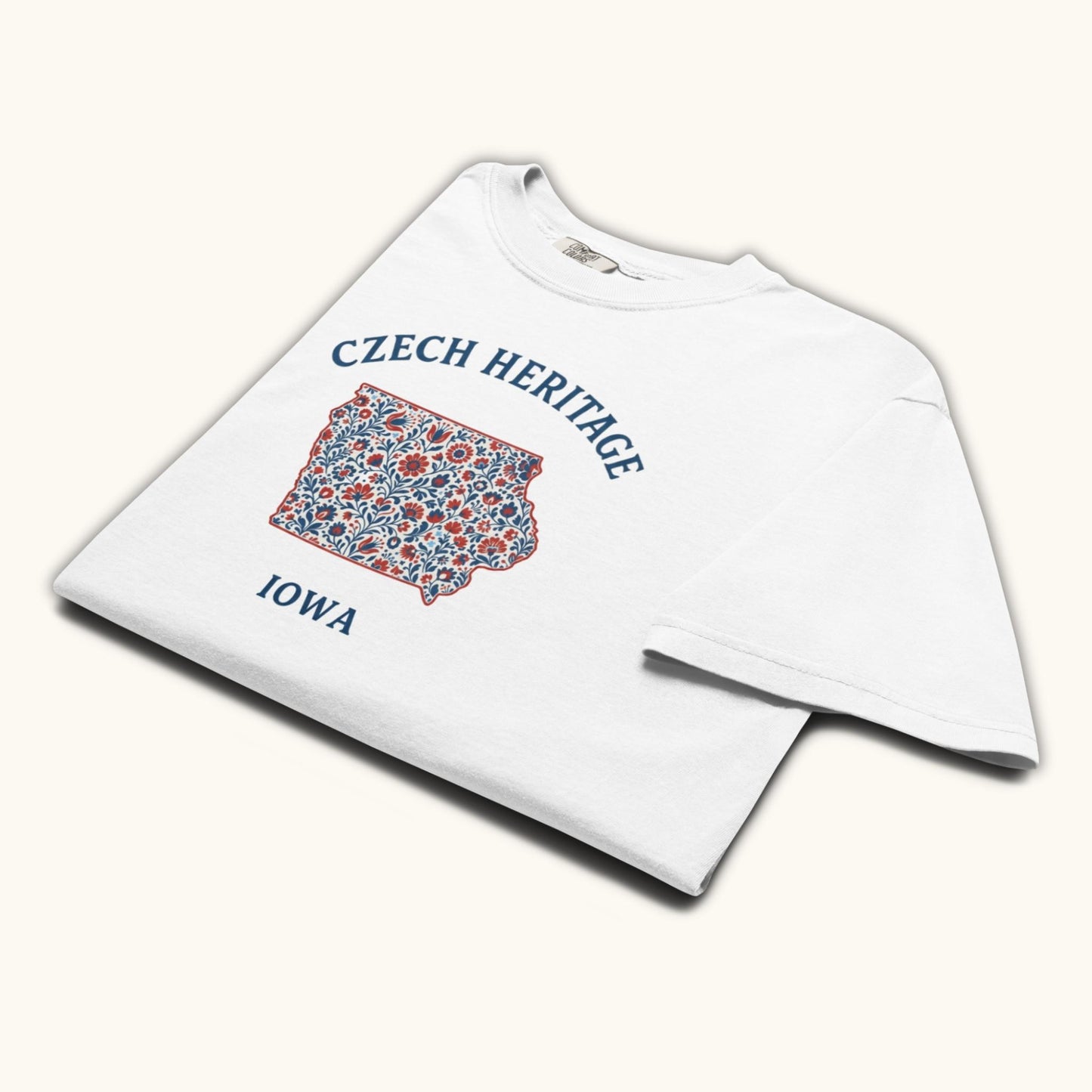 Czech Heritage Iowa T-Shirt – Czech American Folk Art Shirt