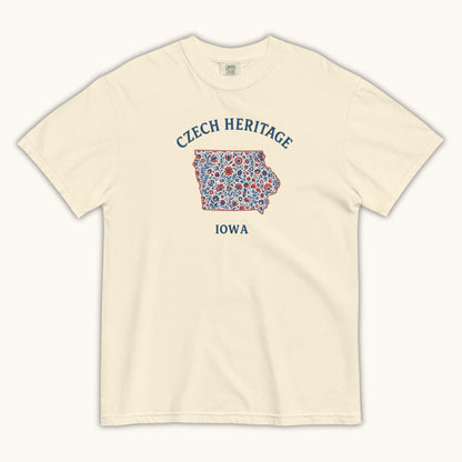 Czech Heritage Iowa T-Shirt – Czech American Folk Art Shirt