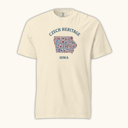 Czech Heritage Iowa T-Shirt – Czech American Folk Art Shirt