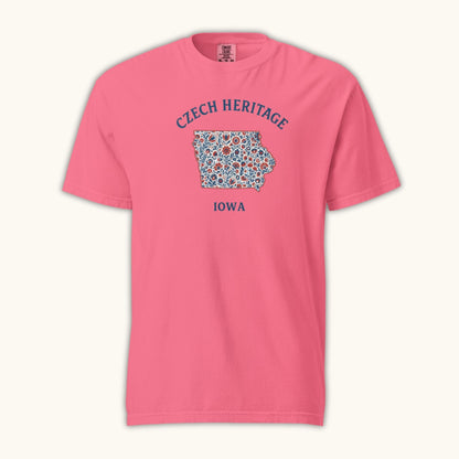 Czech Heritage Iowa T-Shirt – Czech American Folk Art Shirt