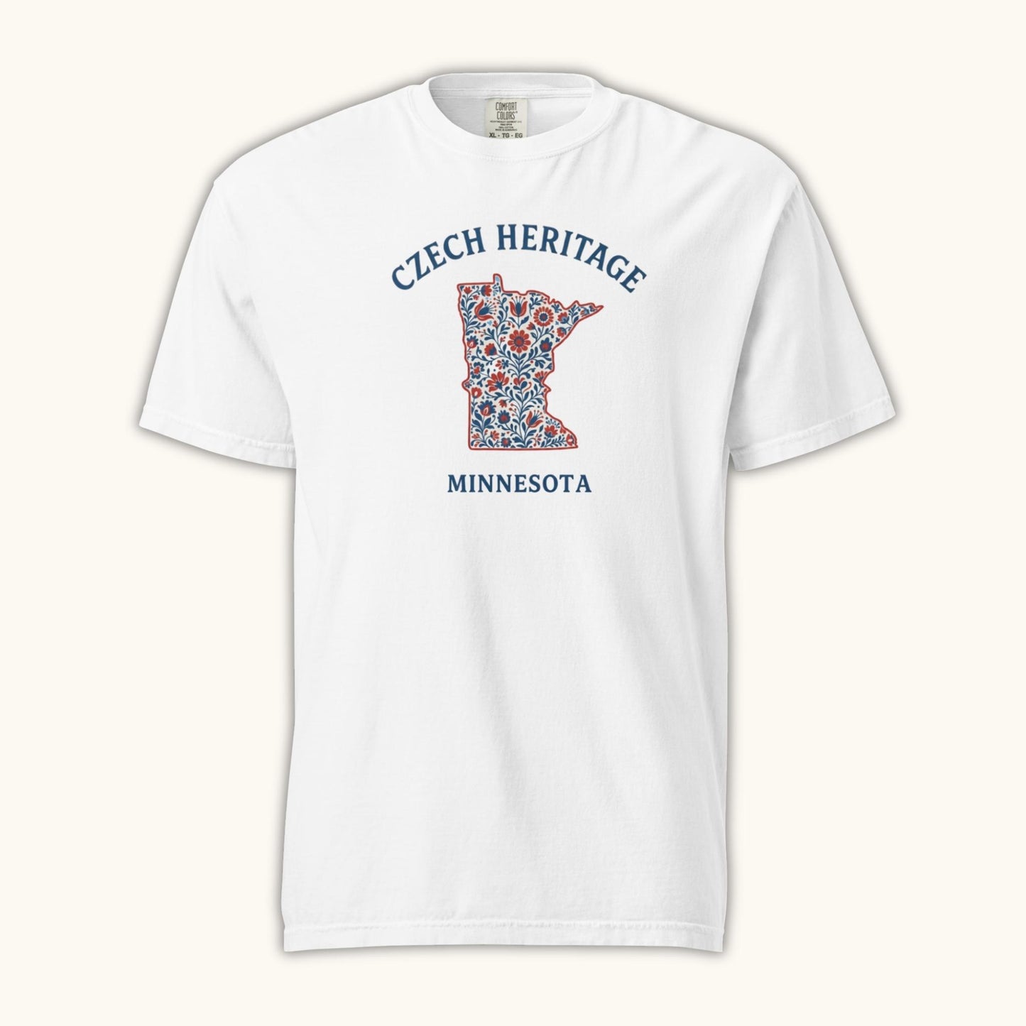 Czech Heritage Minnesota T-Shirt – Czech American Folk Art Shirt