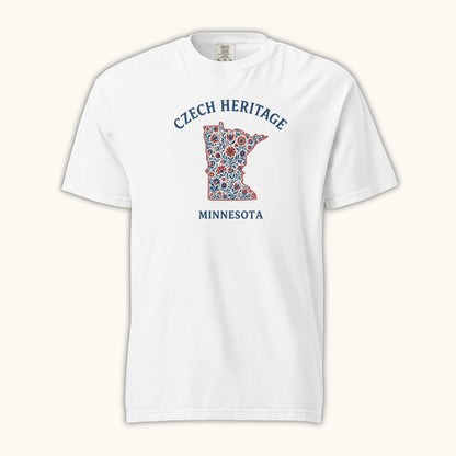 Czech Heritage Minnesota T-Shirt – Czech American Folk Art Shirt