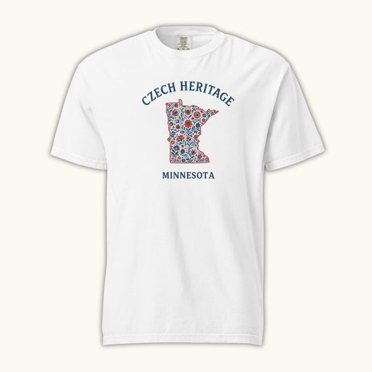 Czech Heritage Minnesota T-Shirt – Czech American Folk Art Shirt