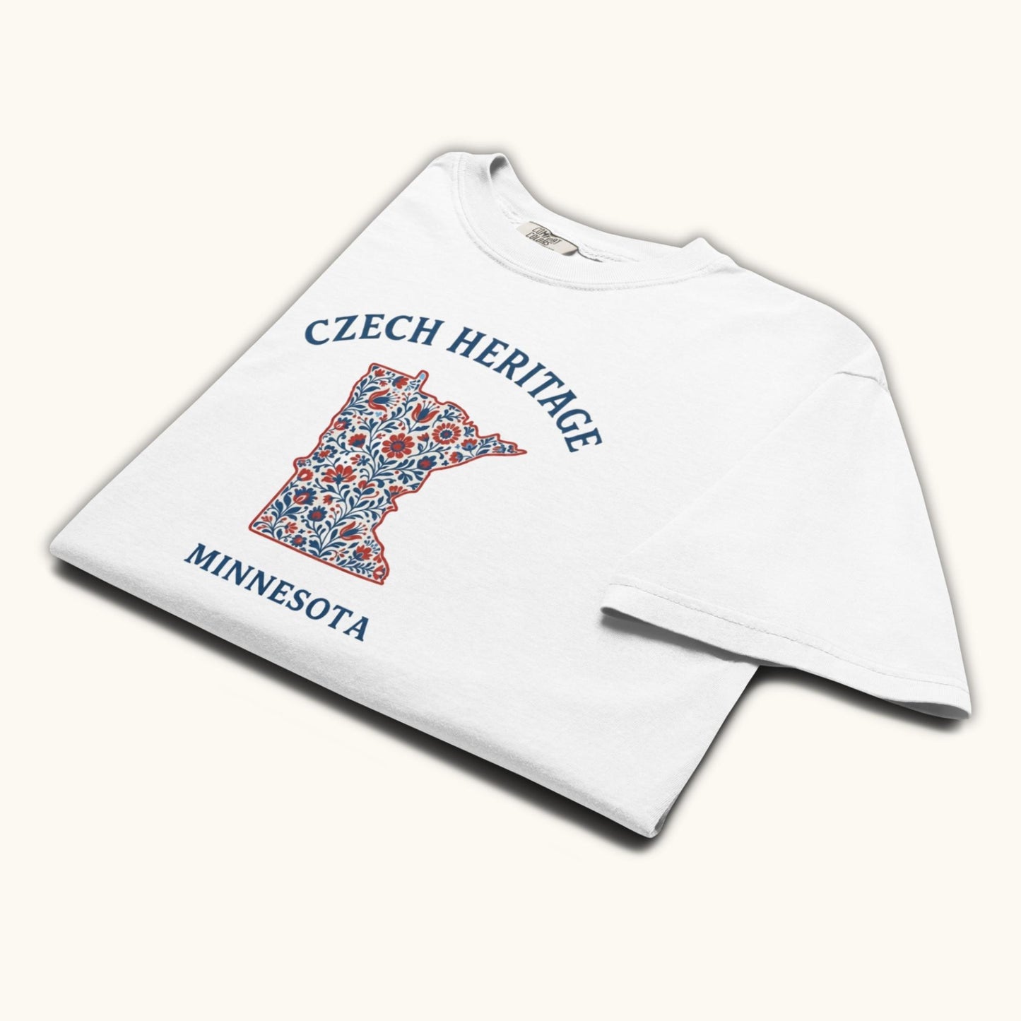 Czech Heritage Minnesota T-Shirt – Czech American Folk Art Shirt