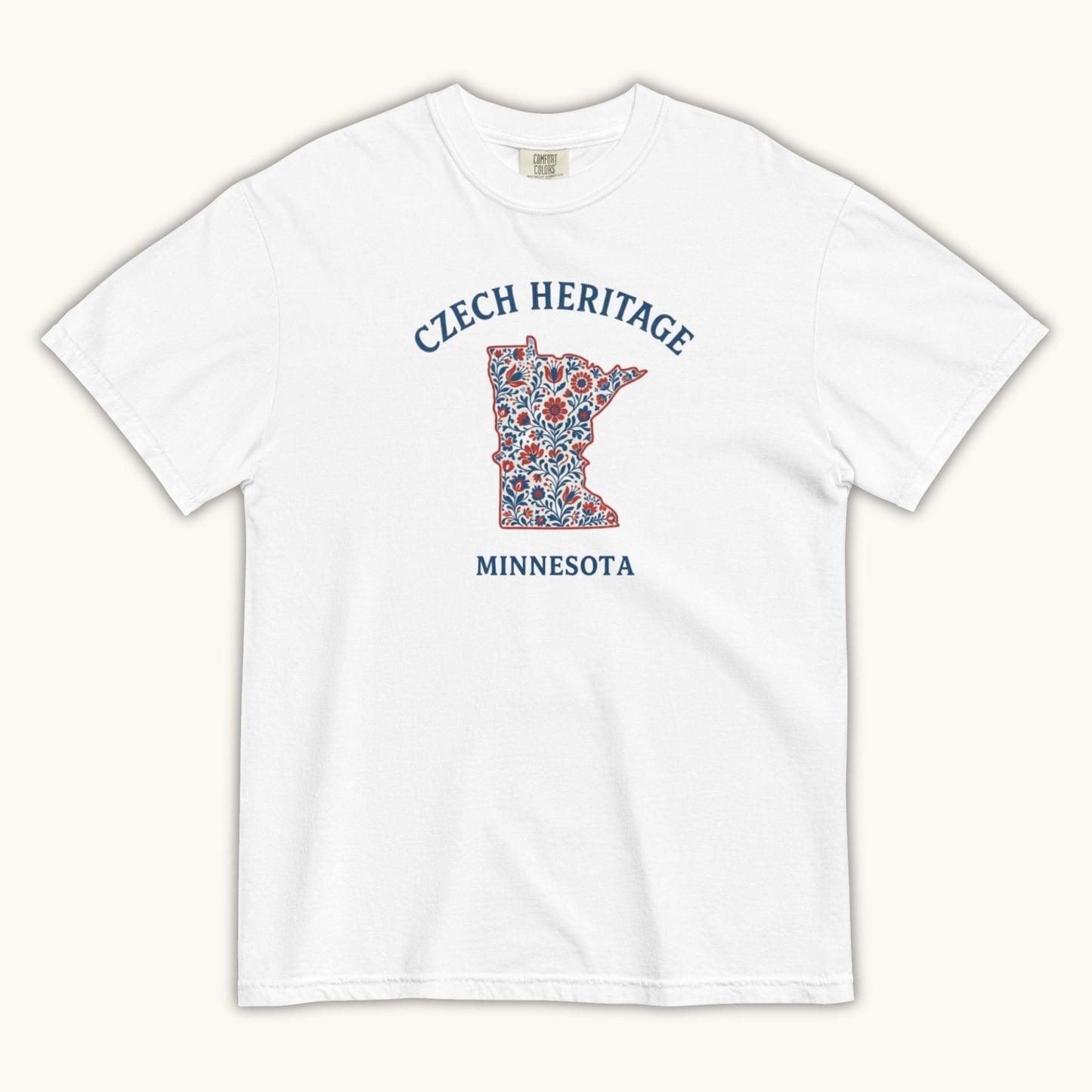 Czech Heritage Minnesota T-Shirt – Czech American Folk Art Shirt