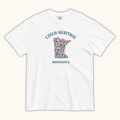 Czech Heritage Minnesota T-Shirt – Czech American Folk Art Shirt