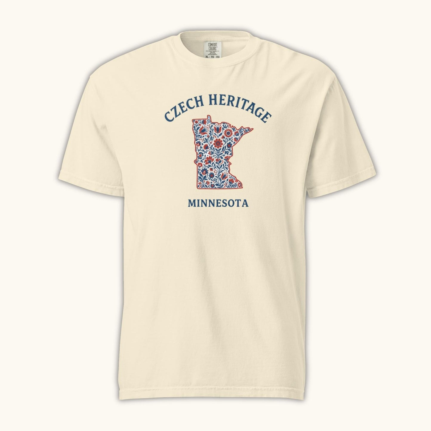 Czech Heritage Minnesota T-Shirt – Czech American Folk Art Shirt