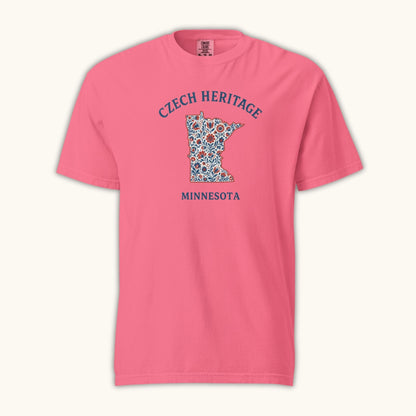 Czech Heritage Minnesota T-Shirt – Czech American Folk Art Shirt