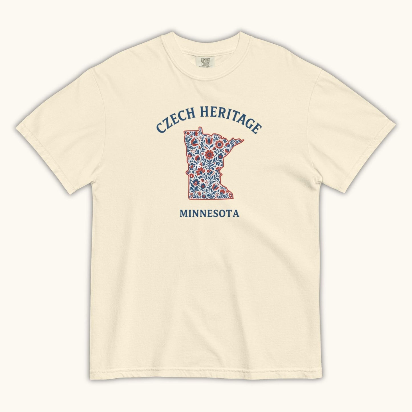 Czech Heritage Minnesota T-Shirt – Czech American Folk Art Shirt
