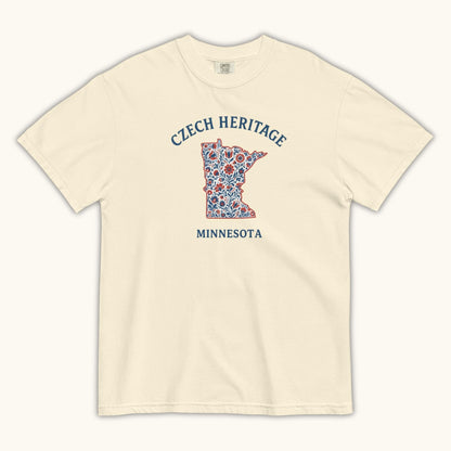 Czech Heritage Minnesota T-Shirt – Czech American Folk Art Shirt