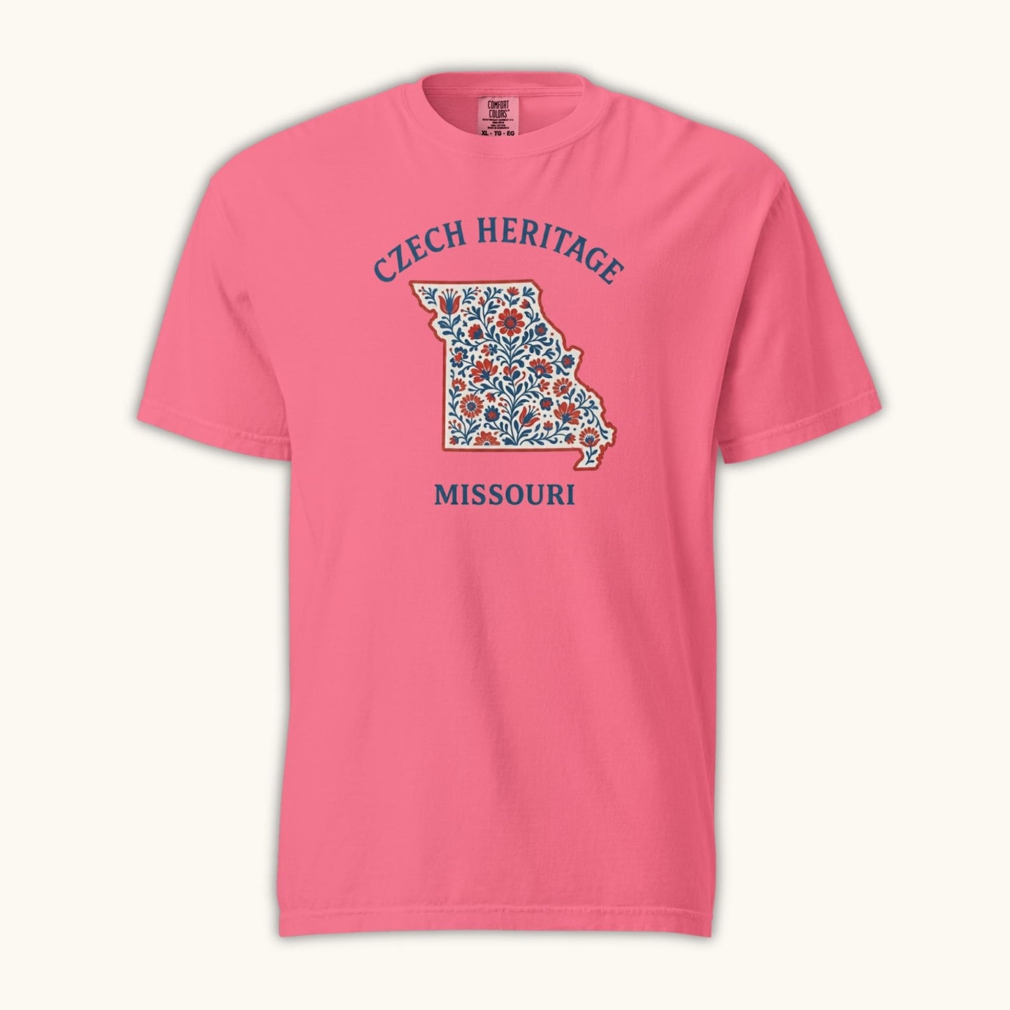 Czech Heritage Missouri T-Shirt – Czech American Folk Art Shirt