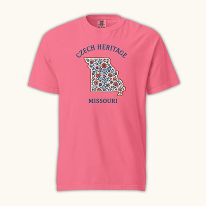 Czech Heritage Missouri T-Shirt – Czech American Folk Art Shirt