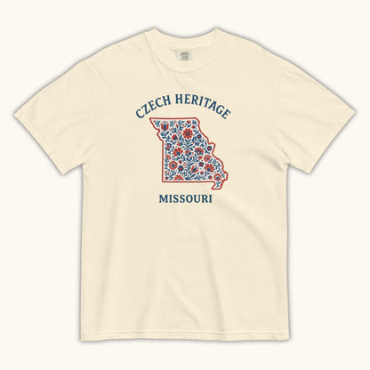 Czech Heritage Missouri T-Shirt – Czech American Folk Art Shirt