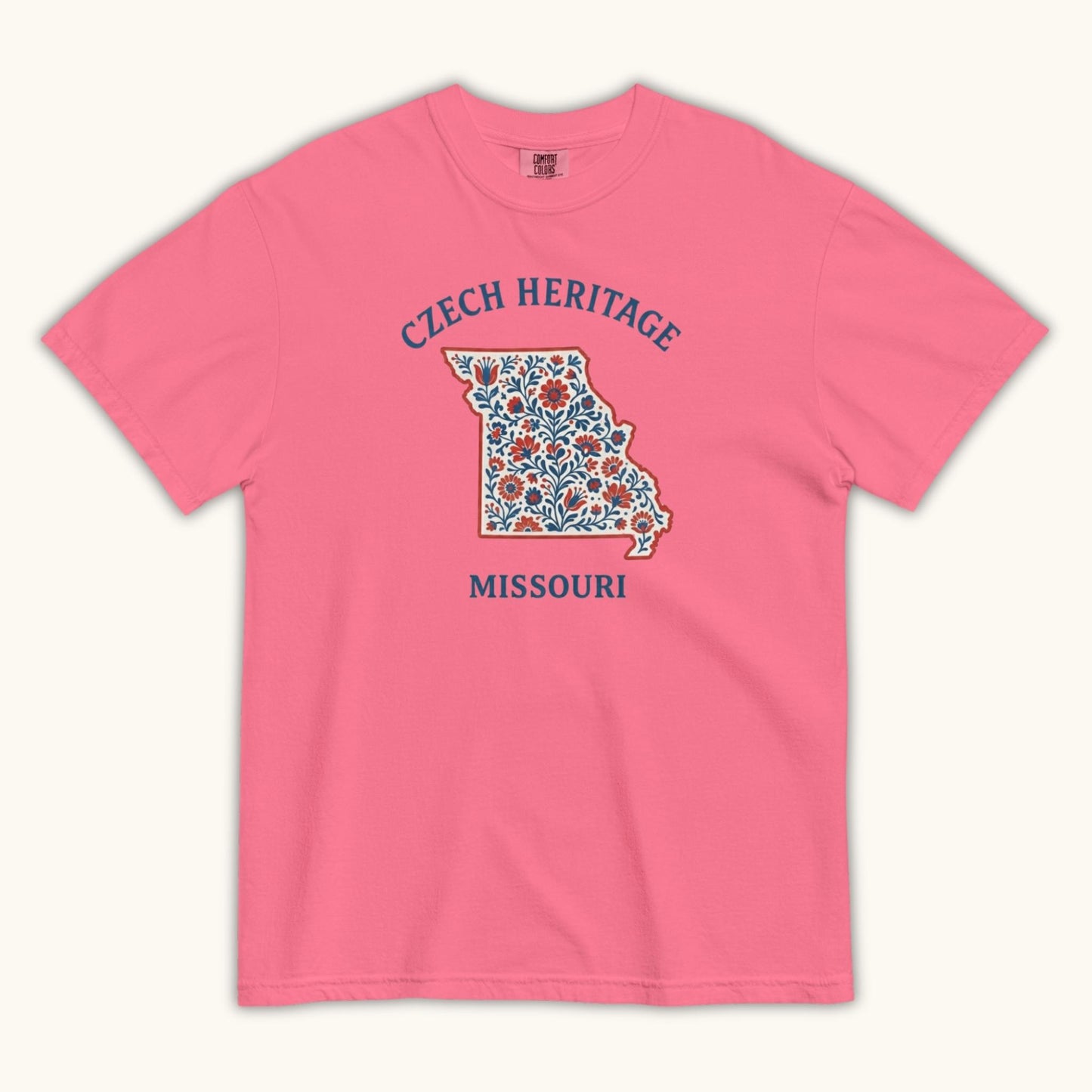 Czech Heritage Missouri T-Shirt – Czech American Folk Art Shirt