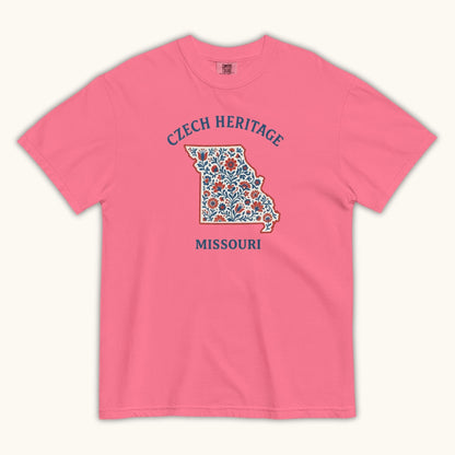 Czech Heritage Missouri T-Shirt – Czech American Folk Art Shirt