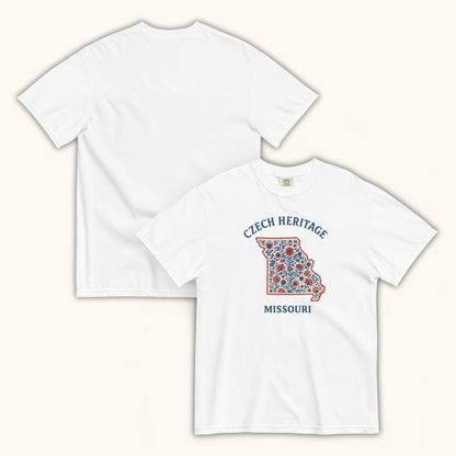 Czech Heritage Missouri T-Shirt – Czech American Folk Art Shirt