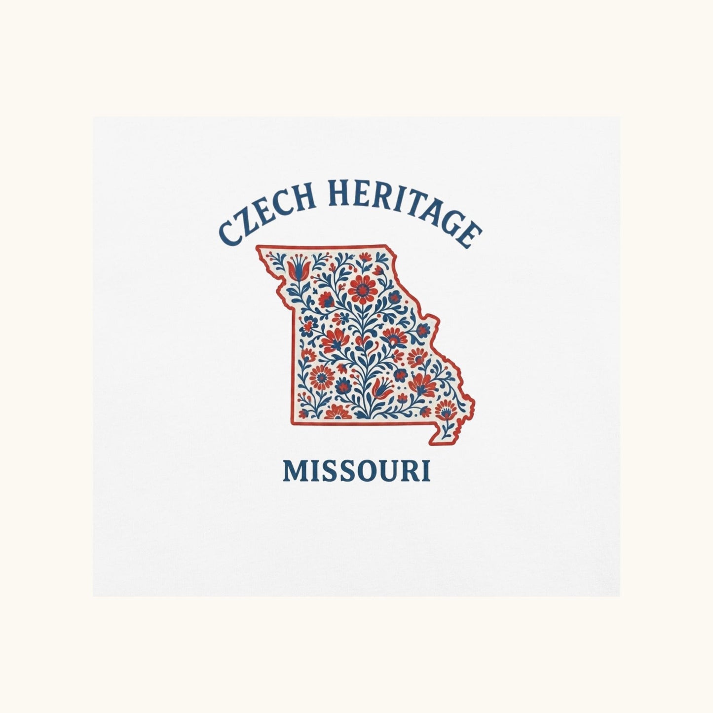 Czech Heritage Missouri T-Shirt – Czech American Folk Art Shirt