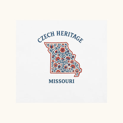 Czech Heritage Missouri T-Shirt – Czech American Folk Art Shirt