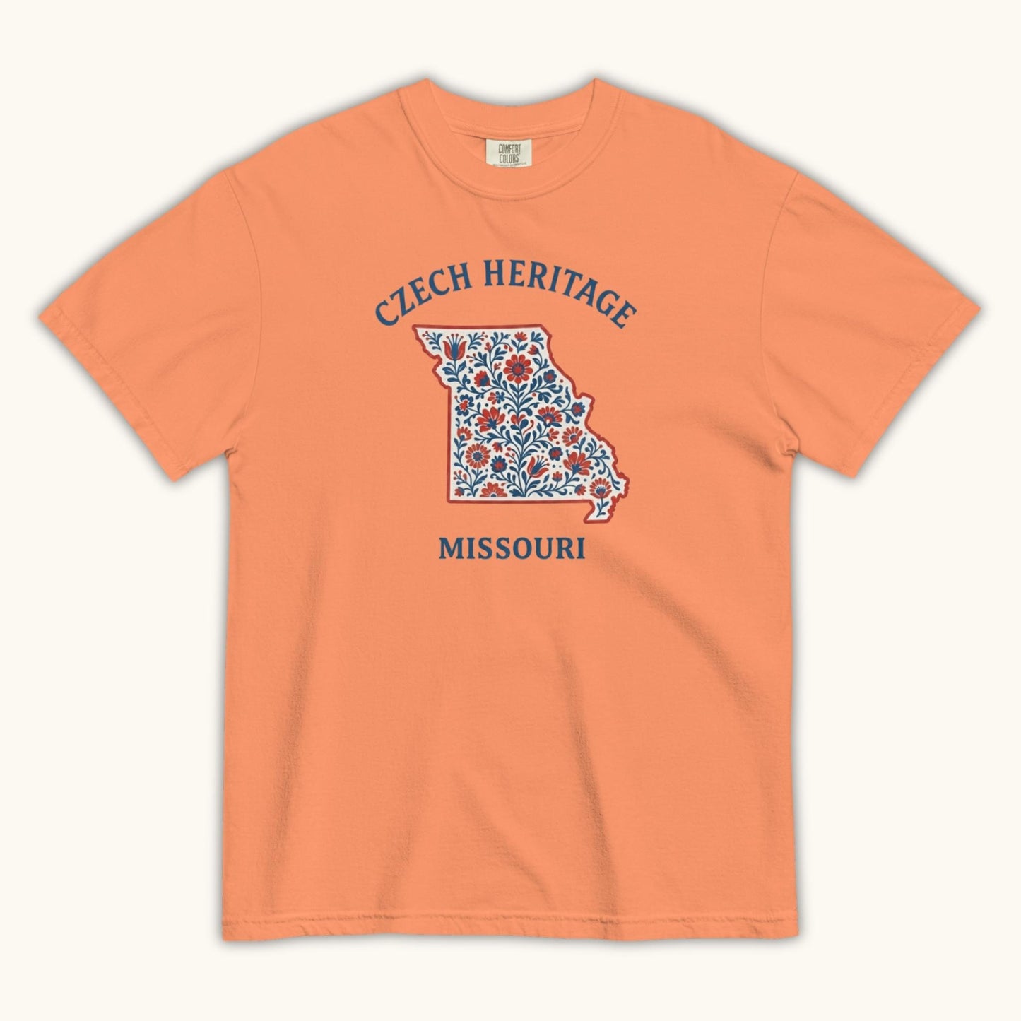 Czech Heritage Missouri T-Shirt – Czech American Folk Art Shirt