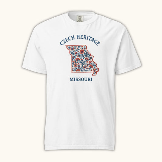 Czech Heritage Missouri T-Shirt – Czech American Folk Art Shirt
