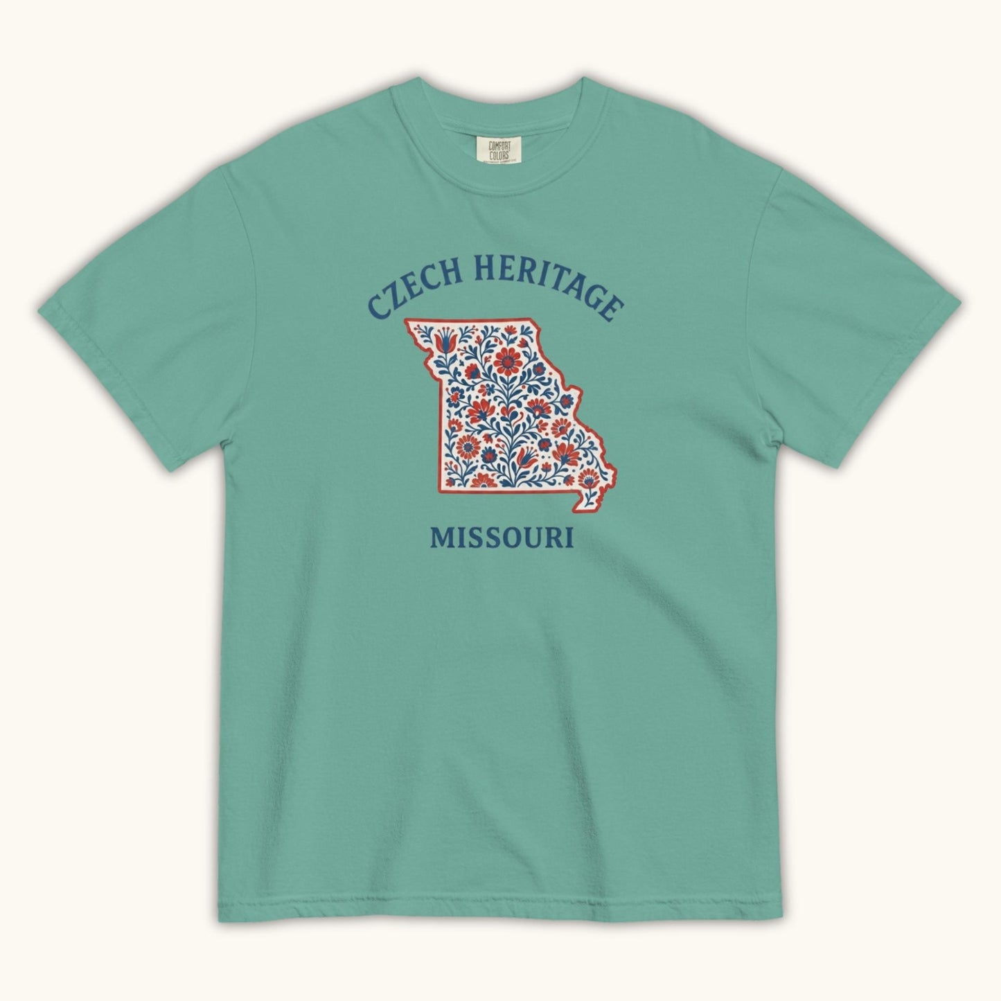 Czech Heritage Missouri T-Shirt – Czech American Folk Art Shirt
