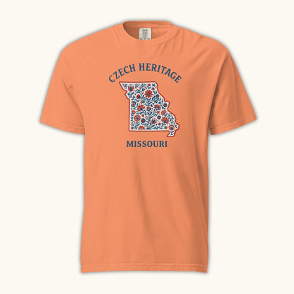 Czech Heritage Missouri T-Shirt – Czech American Folk Art Shirt