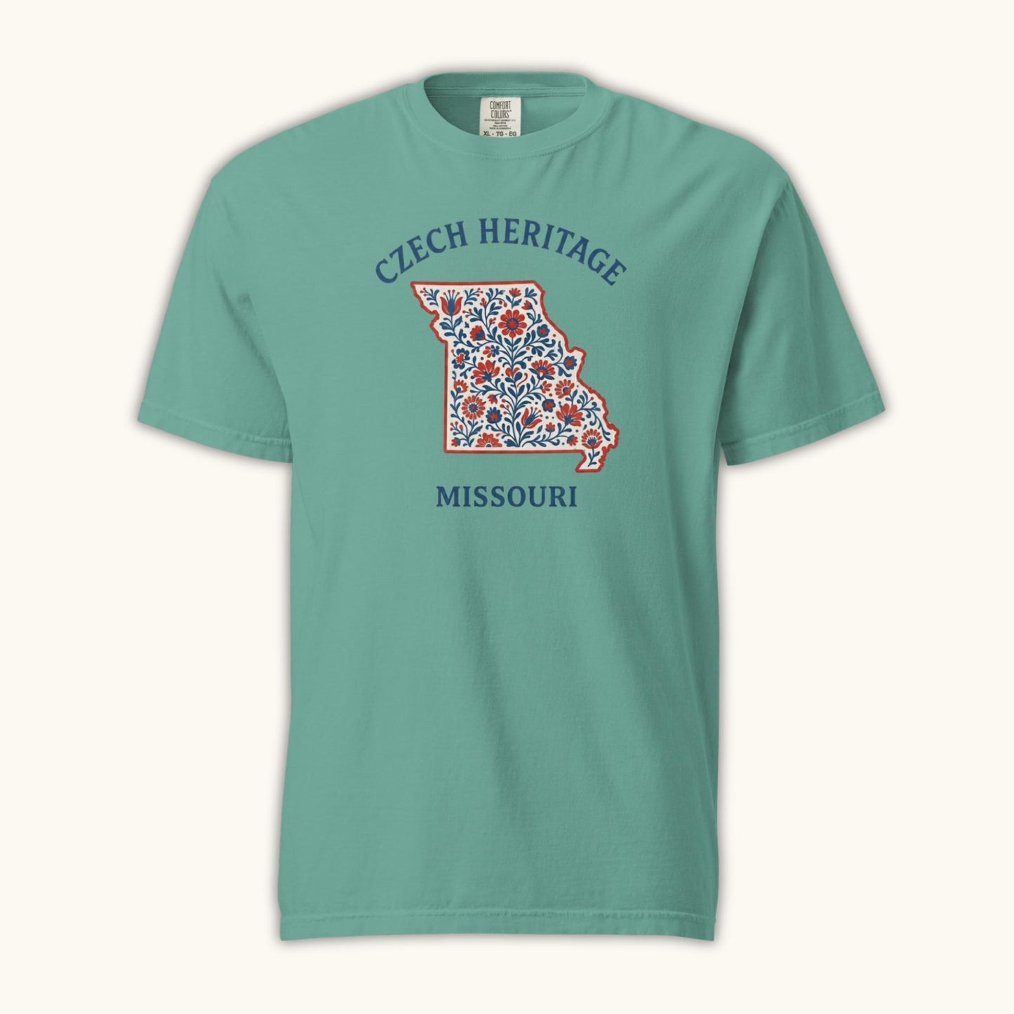 Czech Heritage Missouri T-Shirt – Czech American Folk Art Shirt