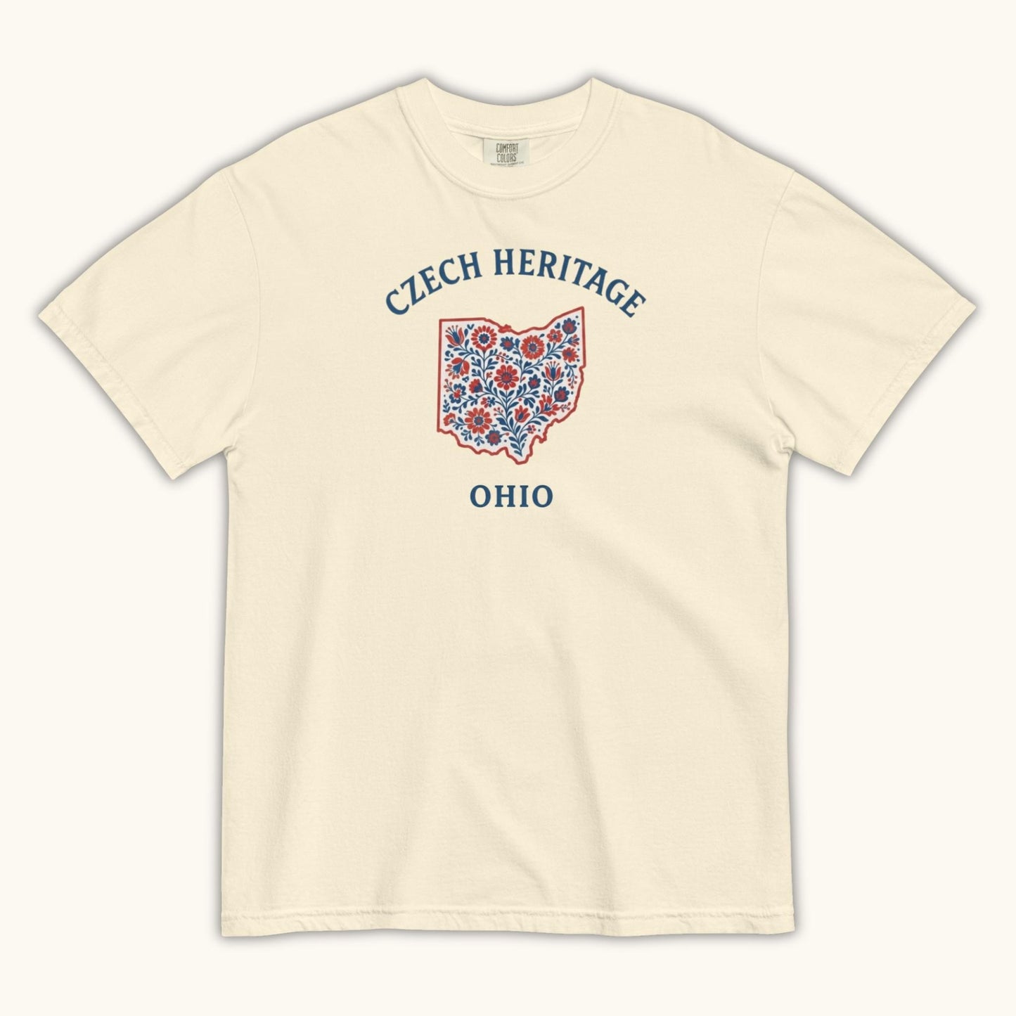 Czech Heritage Ohio T-Shirt – Czech American Folk Art Shirt