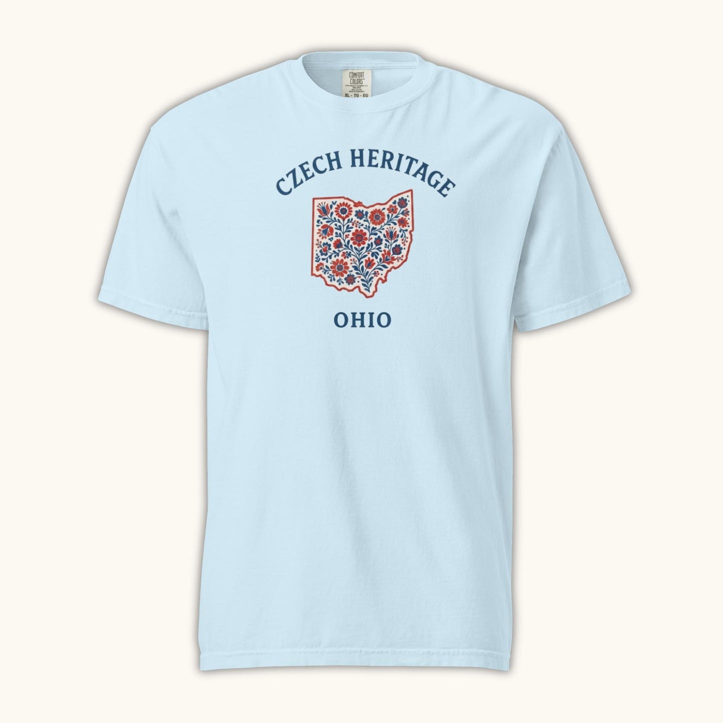 Czech Heritage Ohio T-Shirt – Czech American Folk Art Shirt