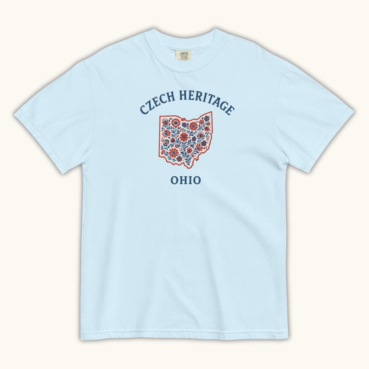 Czech Heritage Ohio T-Shirt – Czech American Folk Art Shirt