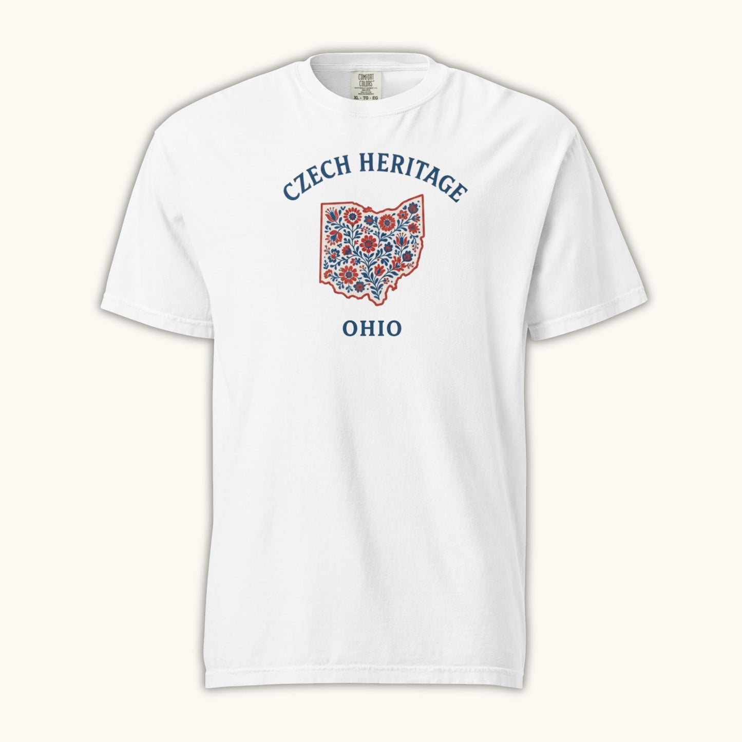 Czech Heritage Ohio T-Shirt – Czech American Folk Art Shirt
