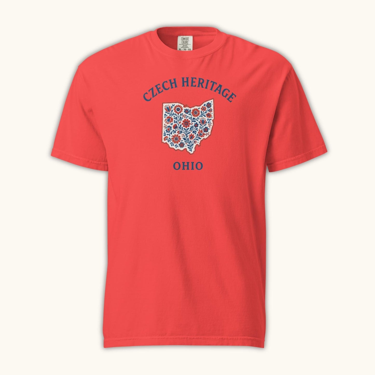 Czech Heritage Ohio T-Shirt – Czech American Folk Art Shirt