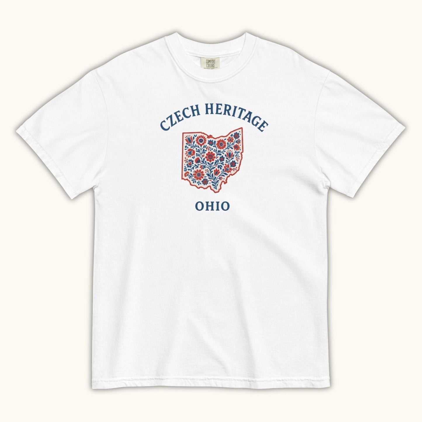 Czech Heritage Ohio T-Shirt – Czech American Folk Art Shirt