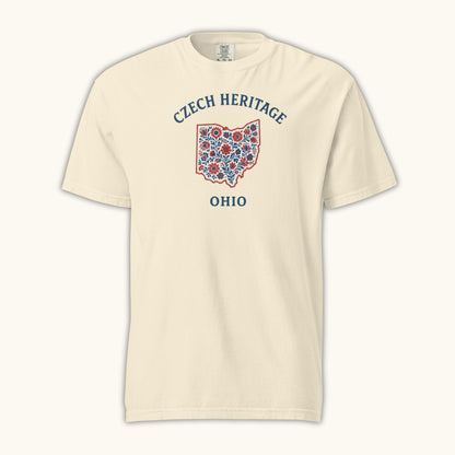 Czech Heritage Ohio T-Shirt – Czech American Folk Art Shirt